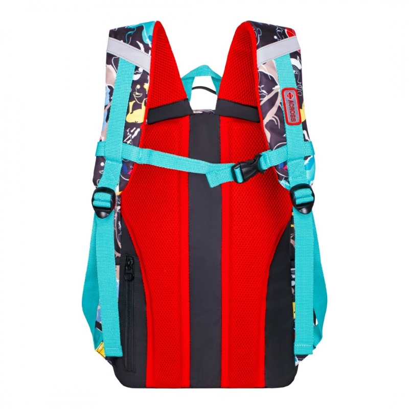 155-2 Рюкзак Across  (мультиколор/29*43*18/полиэстер/0,75 кг)