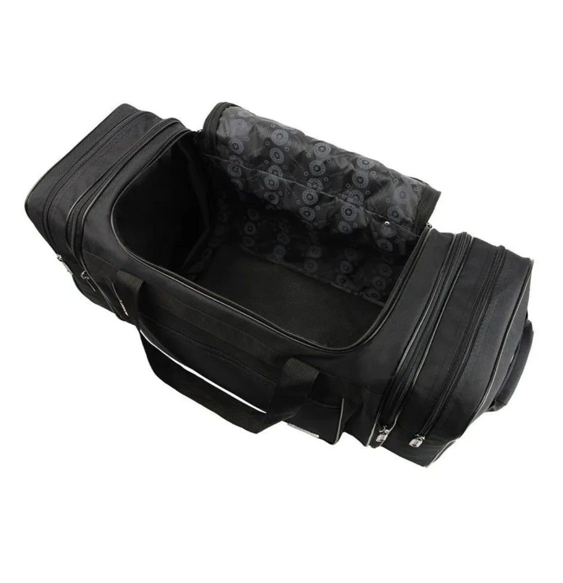 М-212р-1 Сумка спортивная катионик черный (черный/55*28*23/катионик/NTL Continent)