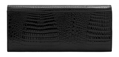 75504-46# Black Кошелек Большой Malgrado (черный/19,5*9*1,5/натуральная кожа/Malgrado)