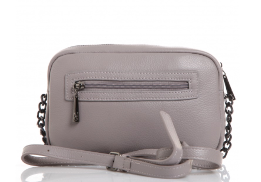 8341К Сумка женская натуральная кожа (пурпурный) (Сиреневый светлый/25*16*7/натуральная кожа/Redmond)