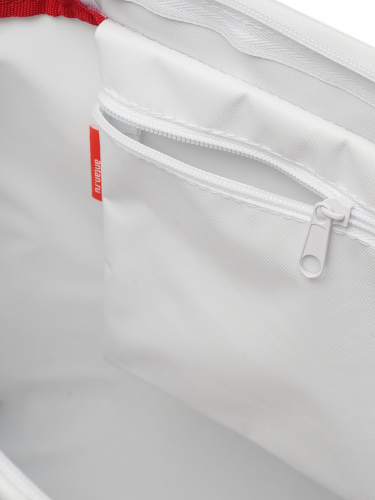 1-108 Сумка молодёжная текстиль (Маки красные/белый) (Белый/40*33*15/текстиль/ANTAN)