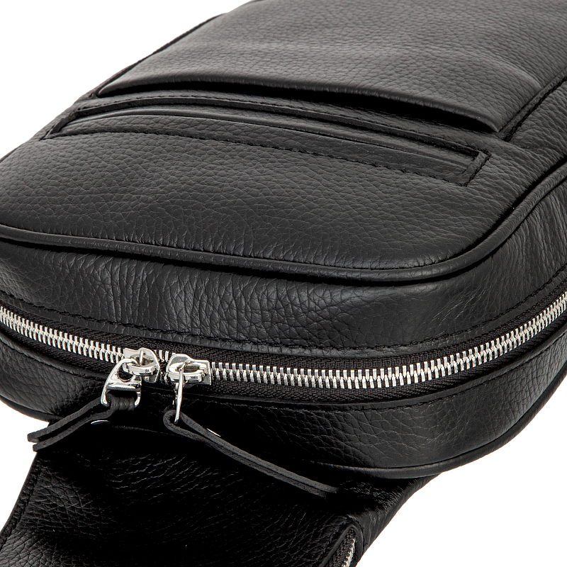 7072 (Napoli black) Сумка СЛИНГ Sergio Belotti (черный/18*25*6,5/натуральная кожа/Sergio Belotti)