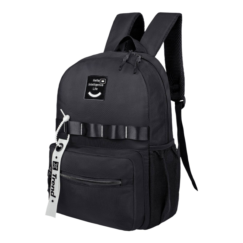 24-126 Молодежный рюкзак MERLIN  (Черный/30*45*14/полиэстер/MERLIN)