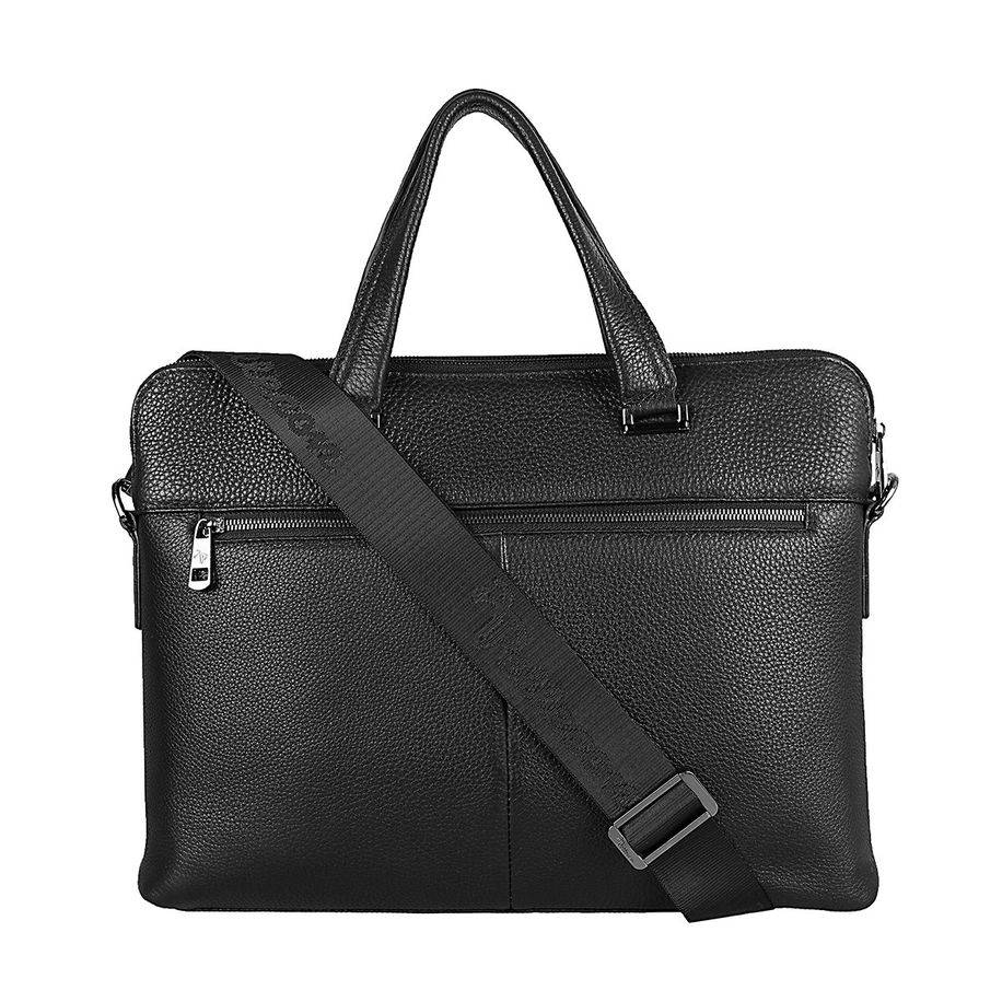 102-21569-1 Сумка мужская кожа (Пеллекон) (черный/36*29*5/натуральная кожа/PELLECON)