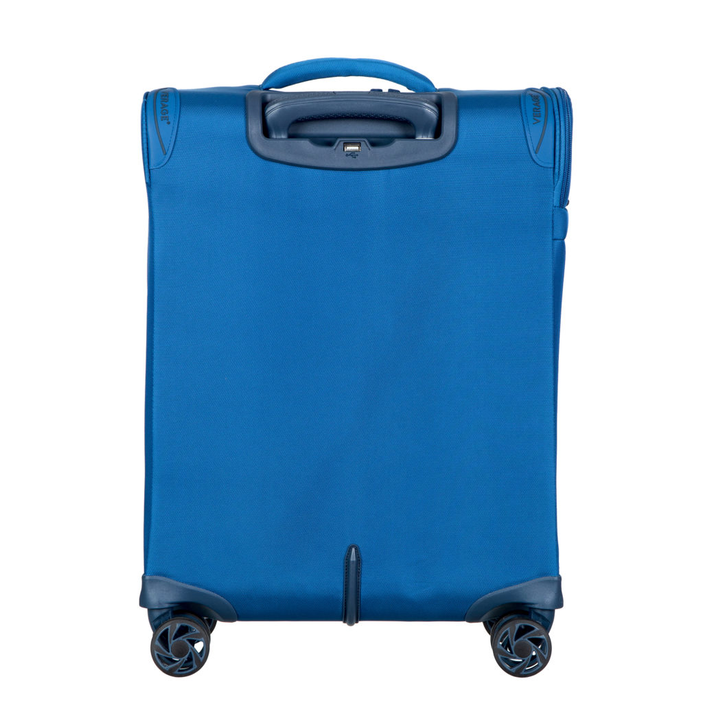 GM17016W20 (dark blue) Чемодан-тележка Verage (Синий/40*55*20/полиэстер/S/2,4 кг/44 литра)