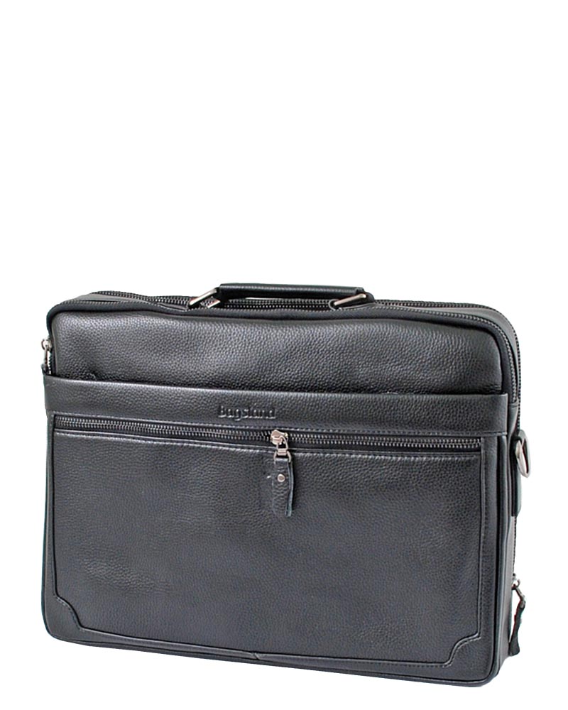 ВШ-8147-8 Сумка мужская (чёрный) (Черный/34*26*7,5/Экокожа/L/Bagsland)