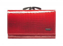 55020-5-44# Red Кошелек Средний Malgrado (красный/14*8,5*2,5/натуральная кожа/Malgrado)