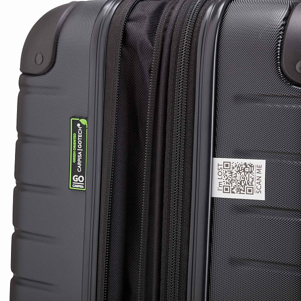 VAA5050S94200101 Чемодан 4-х колесный CARPISA (Черный/36*50*22/поликарбонат/S/CARPISA)