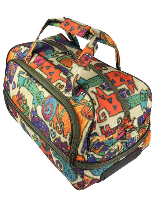 М-118 Сумка на колёсах кошки бежевый (Бежевый/50*32*30/полиэстер/NTL Continent)