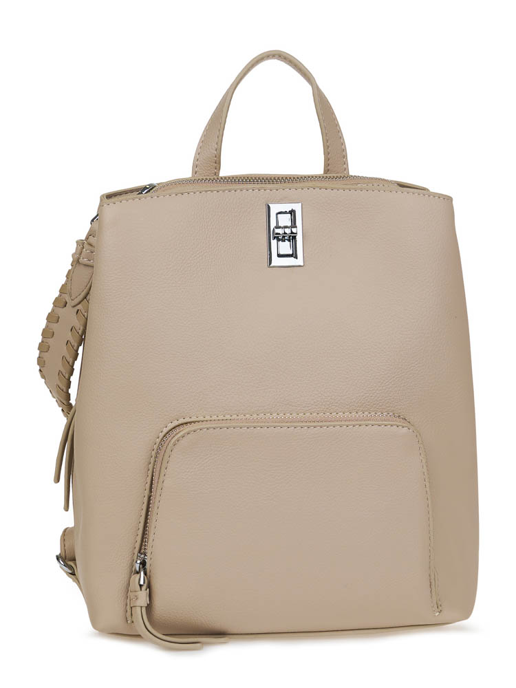 112-128-39 Рюкзак женский бежевый (Бежевый/25*28*10/Экокожа/Redmond)