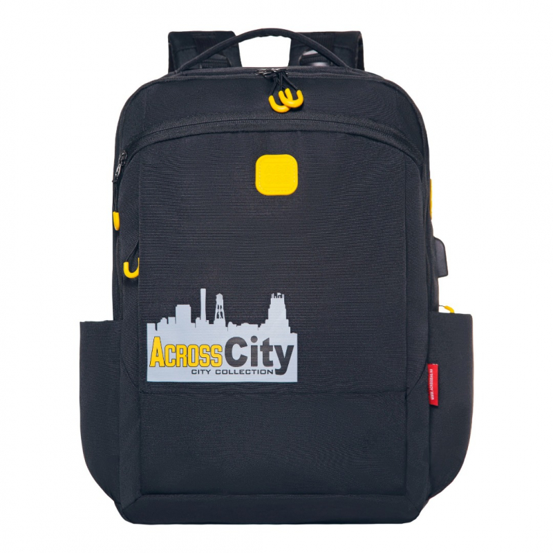 M-4-1 ACROSS Молодежный рюкзак (Черный/31*45*12/полиэстер/0,7 кг/Across)