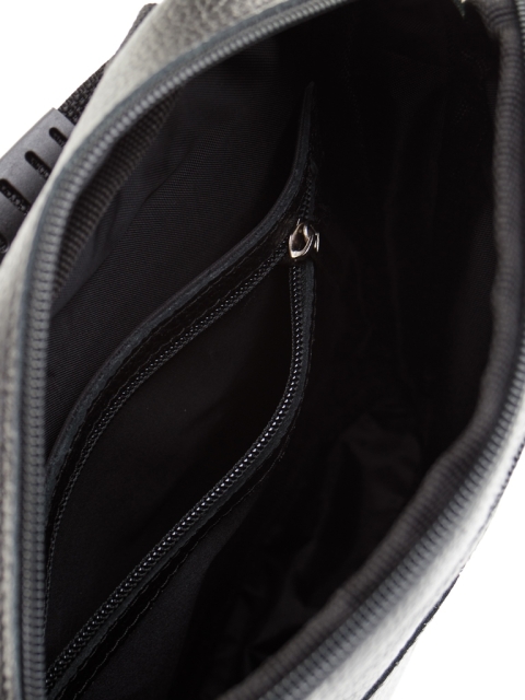 21133 Сумка мужская натуральная кожа (Черный/22,5*24,5*6/натуральная кожа)