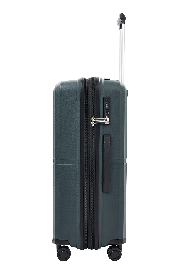 VOCIERMAG4GRYM Чемодан 4-х колесный (Серый/47*66*29/полипропилен/M/3,3 кг/Magellan)