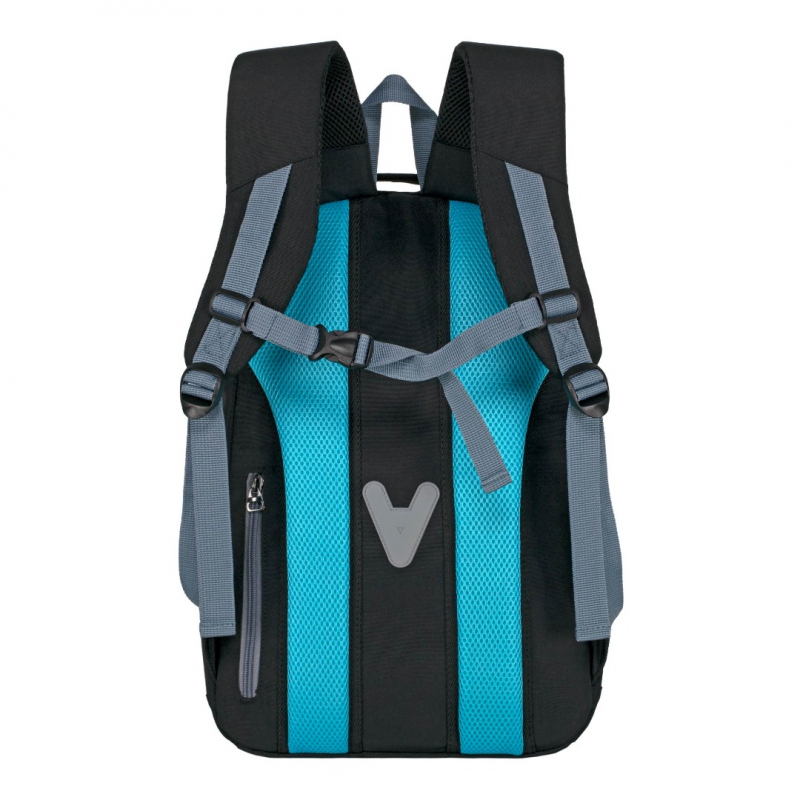 М-3-2 ACROSS Молодежный рюкзак  (Черный/31*45*12/полиэстер/0,7 кг/Across)