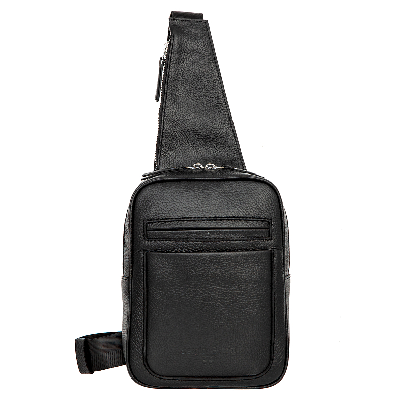 7072 (Napoli black) Сумка СЛИНГ Sergio Belotti (черный/18*25*6,5/натуральная кожа/Sergio Belotti)