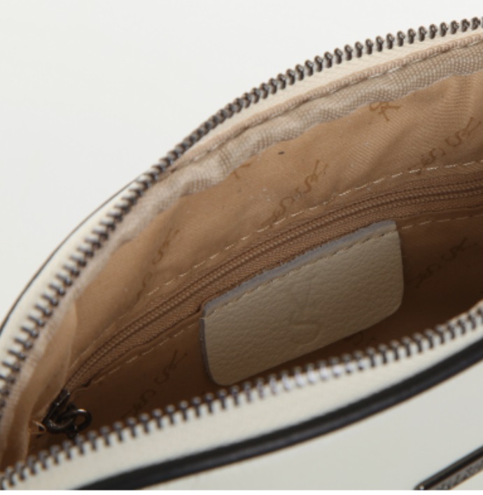 701К Сумка женская натуральная кожа белый (Белый/22*15*3/натуральная кожа/Redmond)