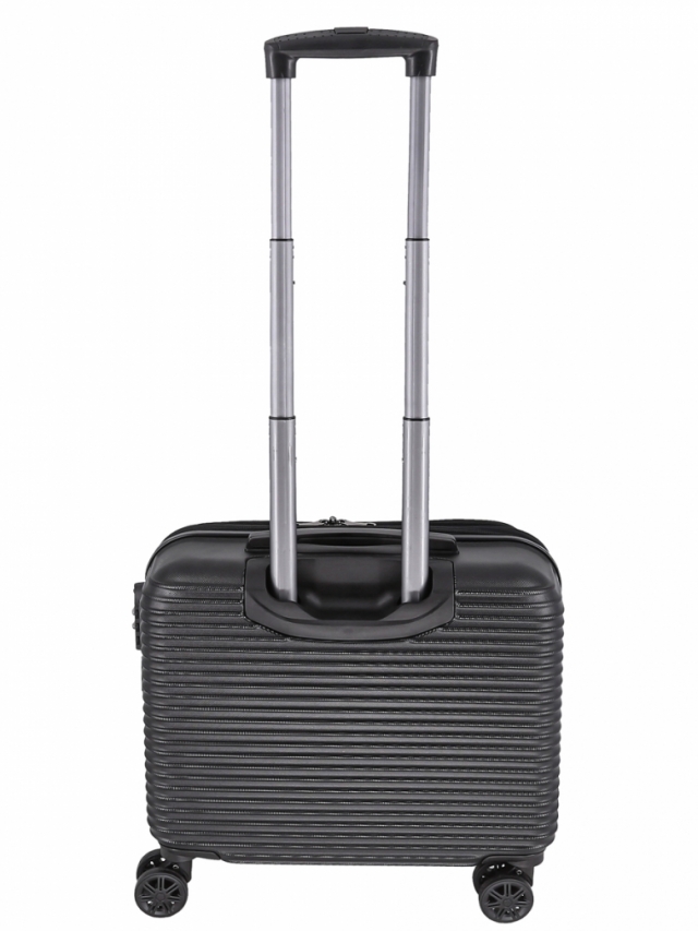 14191_17/черный Кейс-Пилот 4кол.ткань+пластик,17VIP COLLECTION (черный/44*45*23/полипропилен/S/2,7 кг/45 литров/VIP COLLECTION)