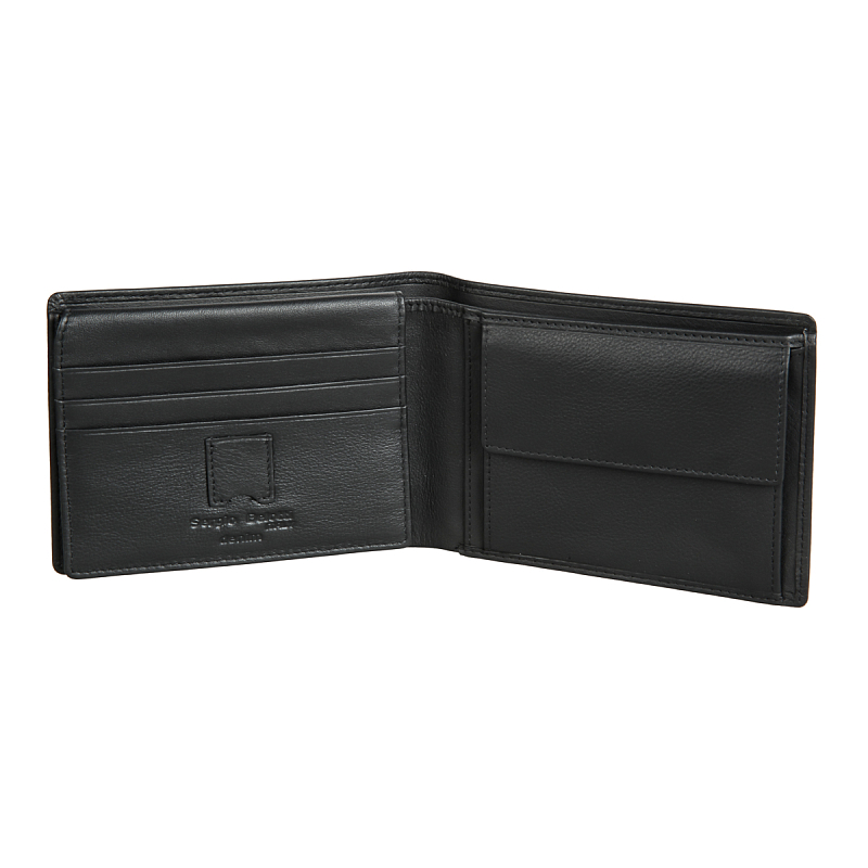 396-02 (denim black) Портмоне Sergio Belotti  (черный/13,5*10*2,5/натуральная кожа/Sergio Belotti)