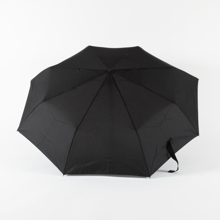RT-33910 Зонт мужской, 3 сл.,полный автомат,пласт.прямая (П/Э) (черный/8-56/эпонж/Jonas Hanway)