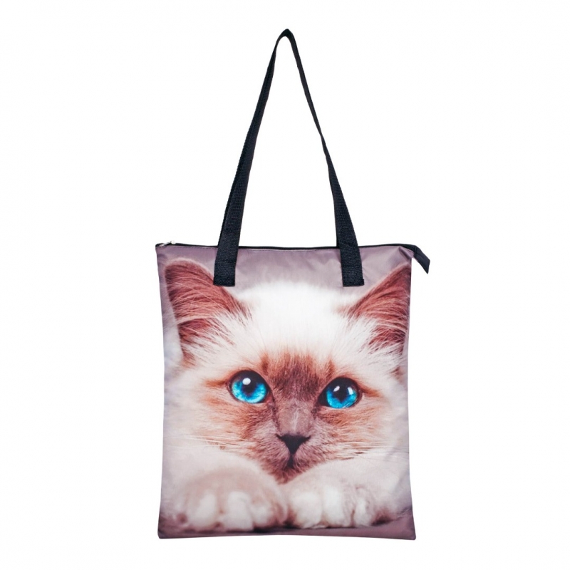 SH-16 Сумка-Шоппер ACROSS  (Бежевый/38*43*1/полиэстер/0,15 кг)