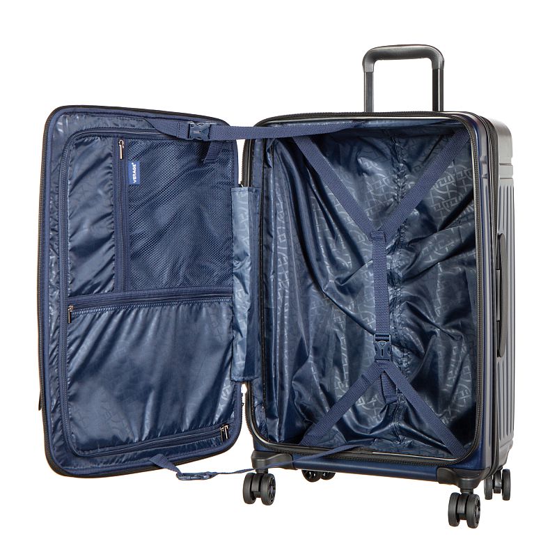 GM23054WP24 (navy) Чемодан-тележка Verage (Синий/45*68*29/полиэстер/M/3,9 кг/73 литра/Verage)