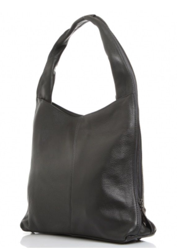 8051К Сумка женская натуральная кожа (черный) (Черный/35*28*10/натуральная кожа/Redmond)