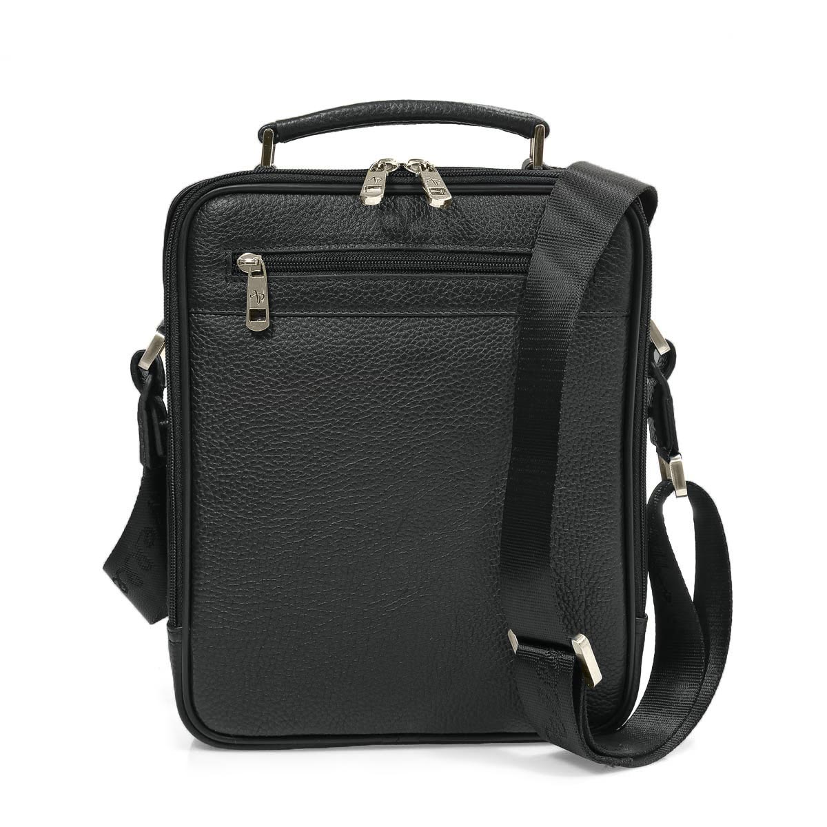 102-820-1 Сумка мужская кожа (Пеллекон) (черный/23*28,5*8/натуральная кожа/PELLECON)