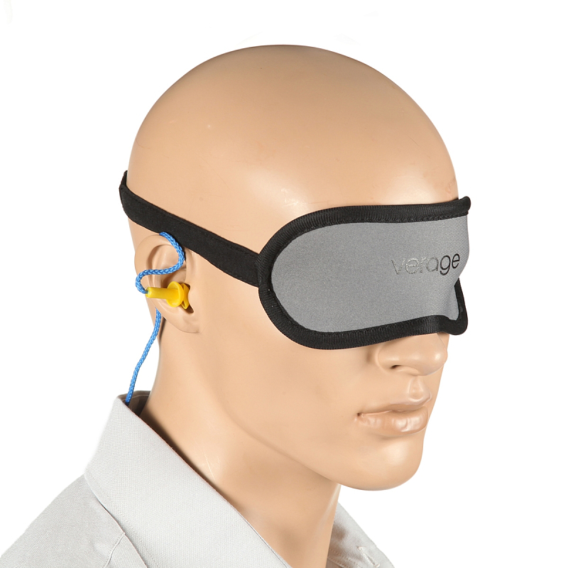 VG5209 (grey))) Дорожная маска для сна Verage (Серый/18,5*8*0,8/синтетический трикотаж/Verage)