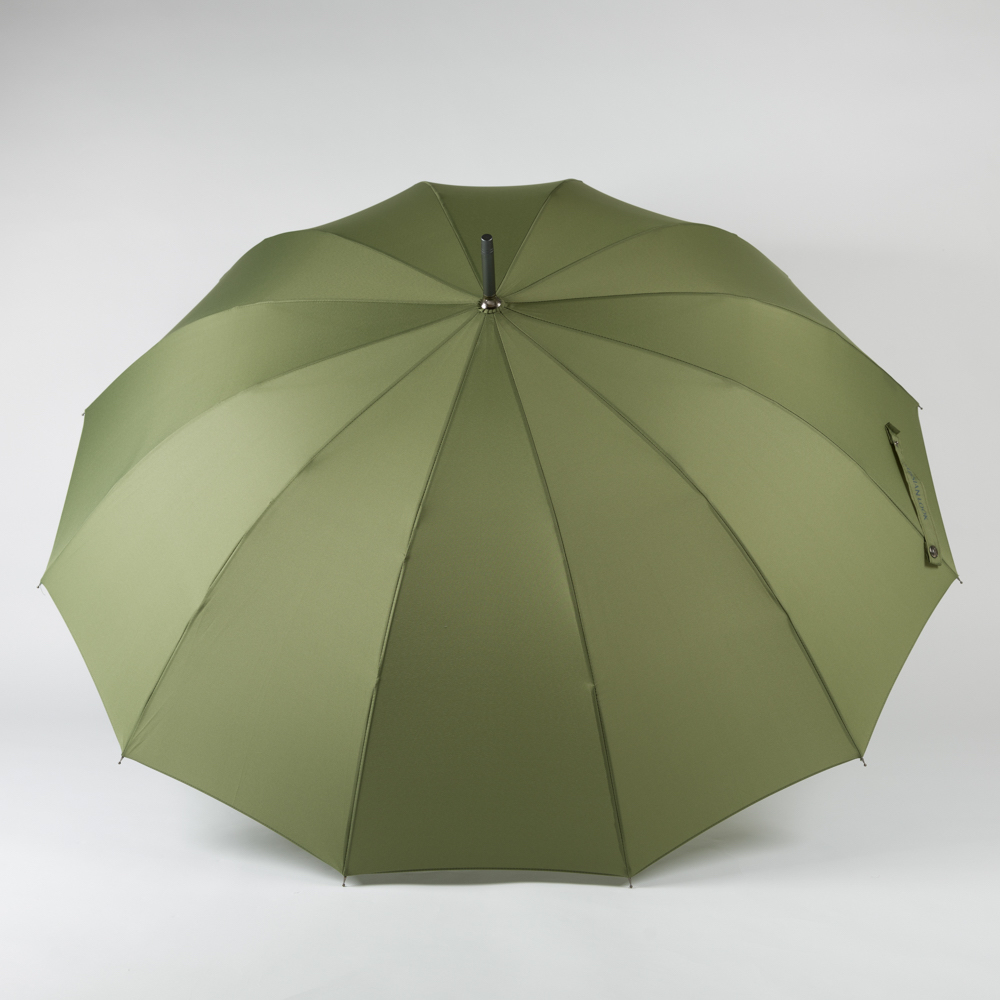 RX-41821 Зонт женский, трость, полуавтомат (однотонный/12-65/эпонж/Russian Look)