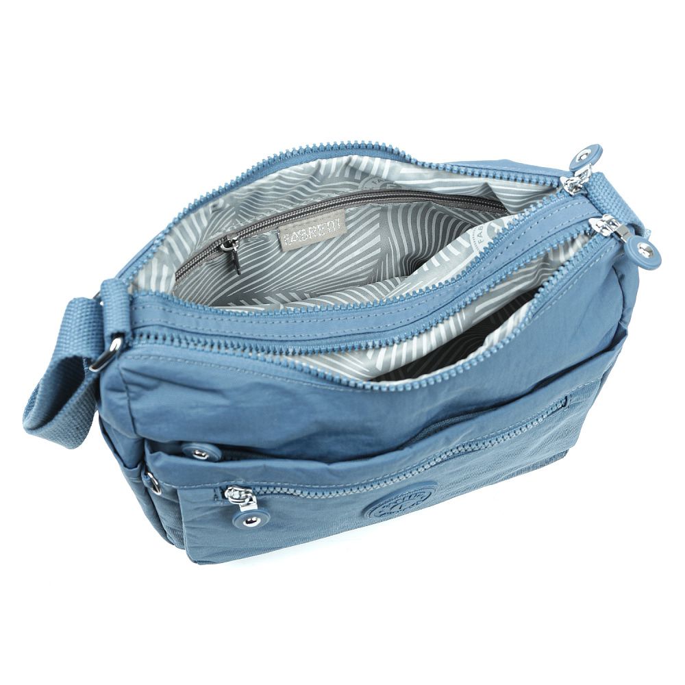 8634-113 FABRETTI Сумка 100% полиэстер (Голубой/27*22*10/полиэстер/FABRETTI)