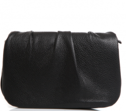 20208К Сумка женская натуральная кожа (черный) (Черный/натуральная кожа)
