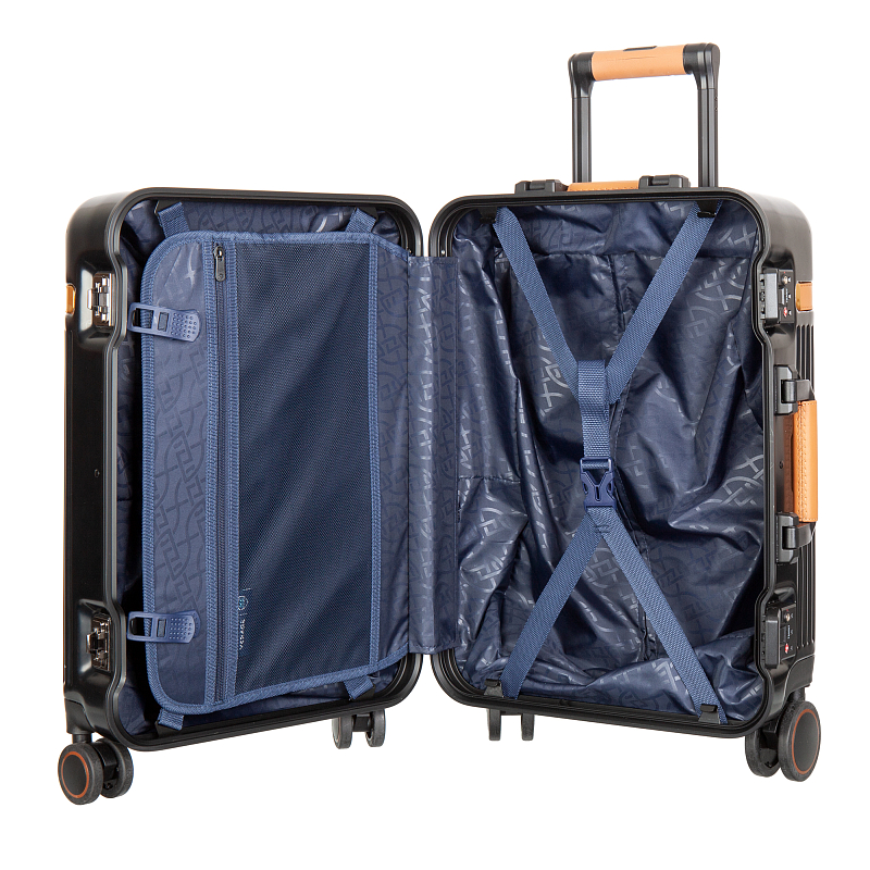 GM20076W19 (black) Чемодан-тележка Verage (Черный/поликарбонат + ABS/S/Verage)