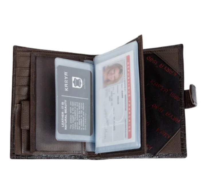 0913-57 Портмоне натуральная кожа KARYA (Коричневый/11*14*3/натуральная кожа/KARYA)