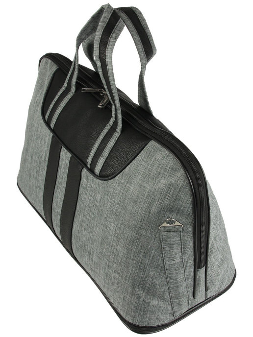 М-488 Сумка саквояж катионик серый (Серый/полиэстер/NTL Continent)