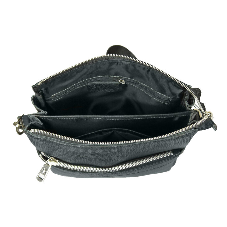 102-863-1 Сумка мужская кожа (Пеллекон) (черный/22*28*8/натуральная кожа/PELLECON)