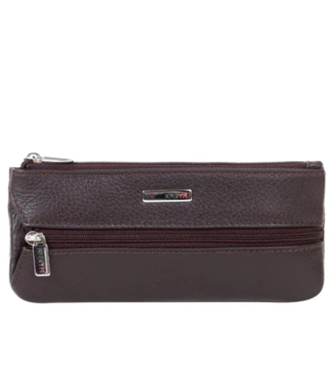 052-39 Ключница KARYA (Коричневый/16*7*1,5/натуральная кожа)