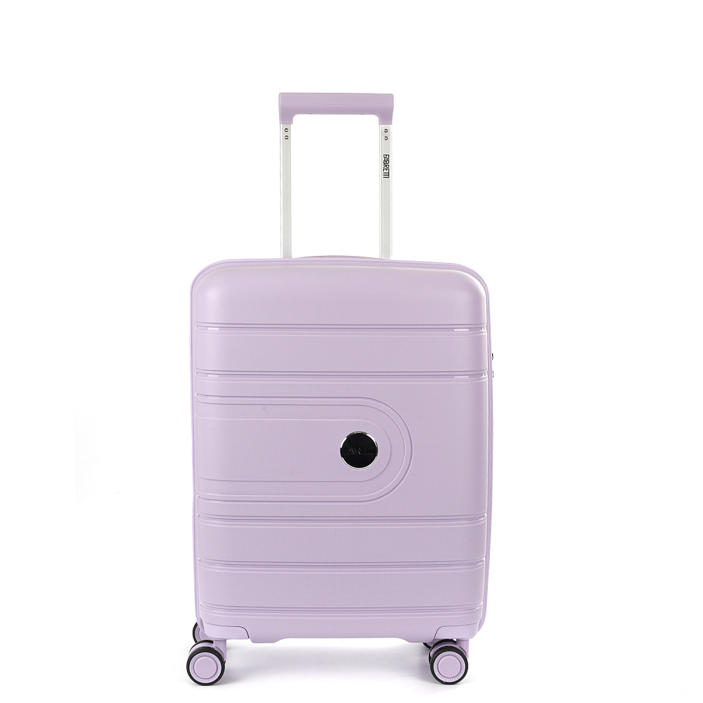 EN9520-20-10 Чемодан 4-х колесный 100% полипропилен FABRETTI (Сиреневый/39*54*21/полипропилен/S/FABRETTI)