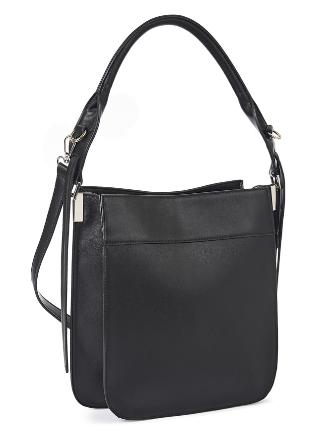 111-139 Сумка женская (чёрный) (Черный/29*28*8/Экокожа/Hogerland)