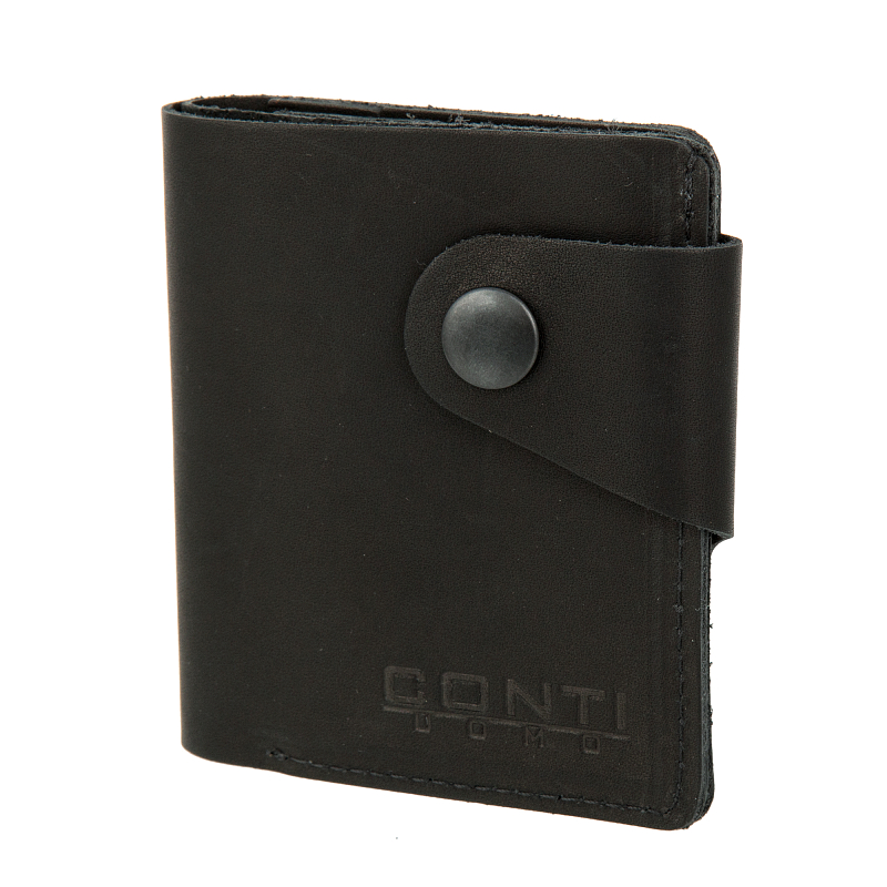 12252 black Портмоне Conti UOMO (черный/9*10*3/натуральная кожа/Conti Uomo)