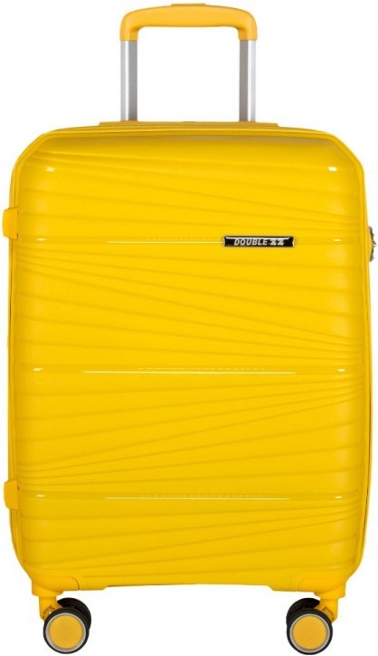 PP-802 Чемодан жёлтый M (Жёлтый/39*58*24/полипропилен/M/3,3 кг/Across)