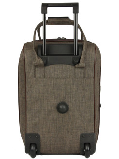 М-7318 Сумка на колёсах катионик коричневый (Коричневый/47*29*22/полиэстер/NTL Continent)