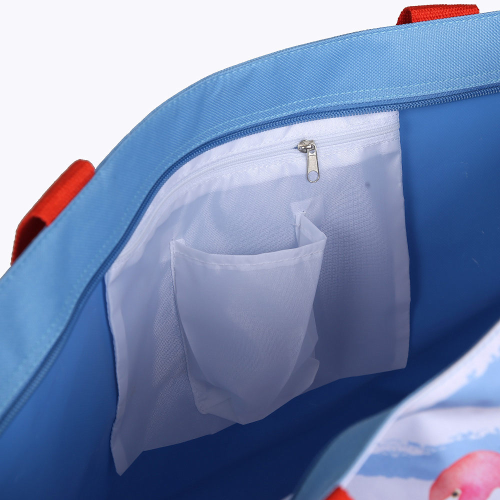 HCB14-14 FABRETTI Сумка женская полиэстер (Голубой/58*40*20/полиэстер)