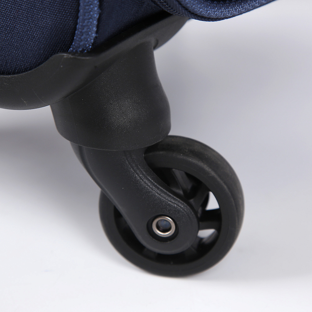 NE2020-20-8 Чемодан 4-х колесный 100% полиэстер FABRETTI  (Синий/36*55*22/полиэстер/S)