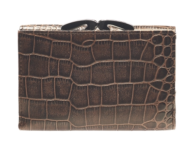 46001-17202# Coffee Кошелек Средний Malgrado (кофе/12*8,5*2,5/натуральная кожа/Malgrado)