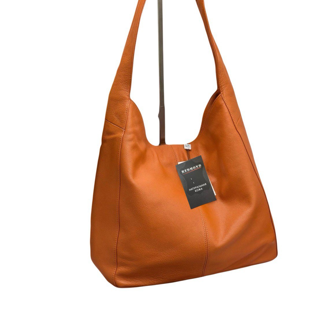 1010К Сумка женская натуральная кожа (orange) (оранжевый/34*33*18/натуральная кожа/Redmond)