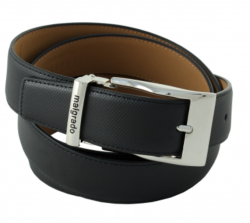 PGW377 Ремень мужской ARKON (РОССИЯ)			 (Черный/110-130 см)