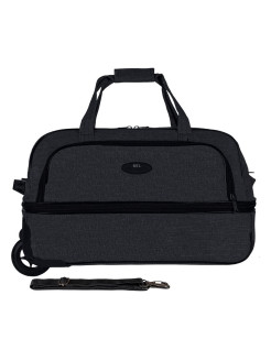 М-118 Сумка на колесах катионик черный (Черный/50*32*30/катионик/NTL Continent)