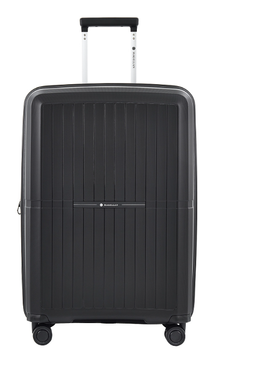 VOCIERMAG4BLKM Чемодан 4-х колесный (Черный/47*66*29/полипропилен/M/3,3 кг/Magellan)