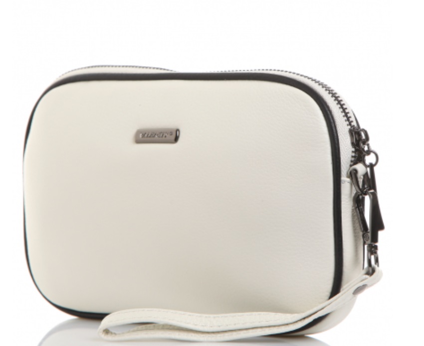 701К Сумка женская натуральная кожа белый (Белый/22*15*3/натуральная кожа/Redmond)