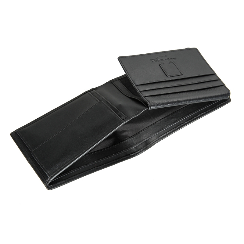 396-01 (denim black) Портмоне Sergio Belotti (Черный/13,5*10*2,5/натуральная кожа/Sergio Belotti)